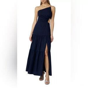 Molly Bahati One Shoulder Maxi Dress- D59